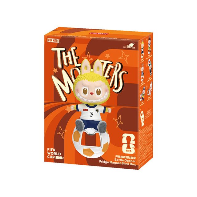 泡泡玛特 THE MONSTERS × FIFA系列 开瓶器冰箱贴盲盒（单只）