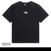 北面 男子短袖T恤2026新款黑色圆领短袖8GWHJK3