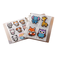 波溜紫 透明四宫格 拼豆收纳册