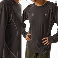  CryingCenter/哭喊中心 麻感高捻棉 圆领长袖tee