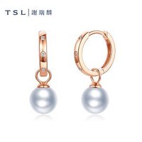 移动端：谢瑞麟 AKOYA 18K金海水珍珠耳环 BC907