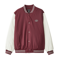 斯凯奇 冬潮流棒球服外套男女同款棉服撞色夹克情侣