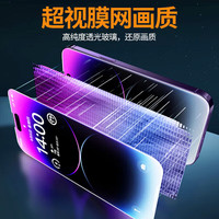  猎弗蒙 超清防指纹 手机钢化膜 除尘仓