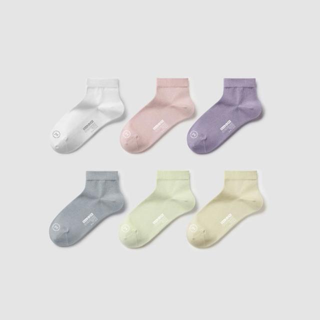 蕉内 301S袜子纯色防滑防臭抗菌运动商务男女袜