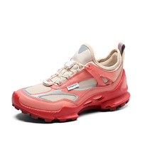 移动端：ecco BIOM C踪迹 25年春新款老爹运动鞋女 健步803383 黑色/深紫色