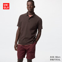 优衣库 男装情侣凉感衣AIRism POLO衫短袖商务通勤T恤479724