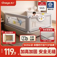 丸丫 宝宝防摔防护栏1.5米单面