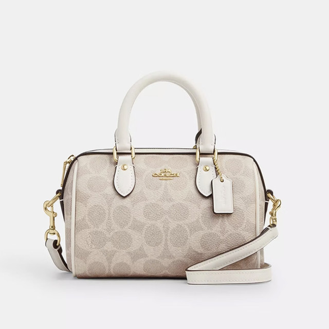 COACH 【经典波士顿】ROWAN迷你手提斜挎女包CW329 节日礼物