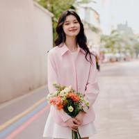 CHIU·SHUI/秋水伊人 简约翻领 女士衬衫