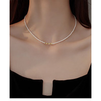 花饰庄园 不掉色 女士珍珠项链