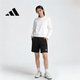 adidas 透气 男士运动短裤