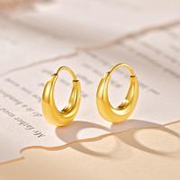 谢瑞麟 黄金耳钉 足金海豚背耳坠 送礼物