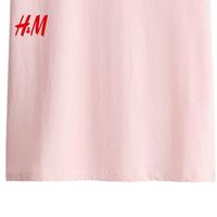  H&M 棉质 女士T恤 浅粉色 M 165/96