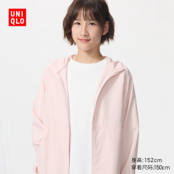 优衣库 儿童防紫外线连帽外套