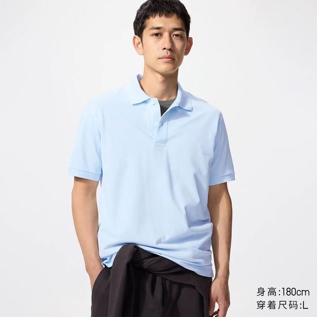 优衣库 男装女装快干POLO衫休闲通勤短袖T恤