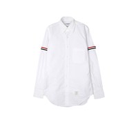 THOM BROWNE 汤姆布朗 男款棉质白衬衫开衫外套衬衣长袖上衣