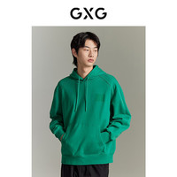  GXG 双色立体印花 男士连帽卫衣