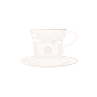  STARBUCKS/星巴克 浮雕款 马克杯碟组礼盒