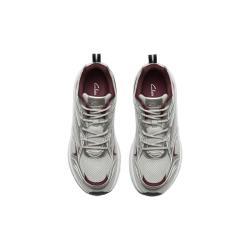 Clarks 复古休闲 女士运动鞋 灰色拼银色 261859584 37