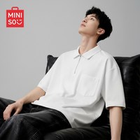 MINISO/名创优品 半拉链设计 男士衬衫
