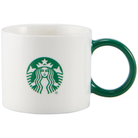  STARBUCKS/星巴克 复古白绿系列 马克杯