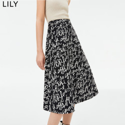 LILY 高腰A字 女士半身裙 XS