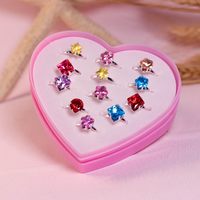 罗璃 发光 儿童戒指 首饰盒 宝石玩具 发光饰品