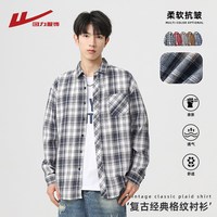WARRIOR/回力 宽松休闲 男士衬衫