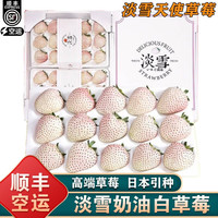 南步 淡雪奶油白草莓白雪公主白粉色 淡雪草莓 1500g 甄选果