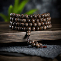 耕鸿 保真奇楠沉佛珠手链