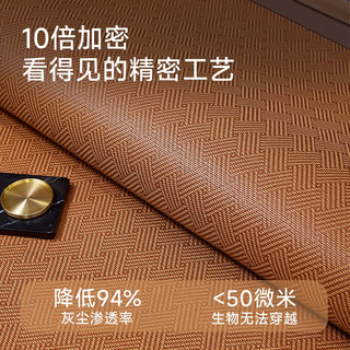  席师傅 双面正反 藤席凉席 枕套