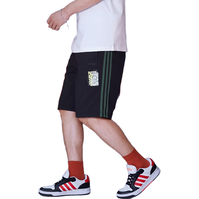 adidas 透气 男士五分裤 GP4833 XS