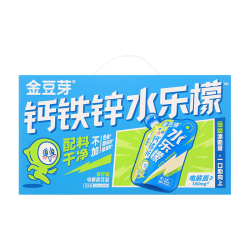 金豆芽 补水 儿童电解质饮品 钙铁锌水乐檬12袋