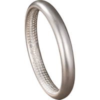 老庙黄金 古法工艺 女士银手镯