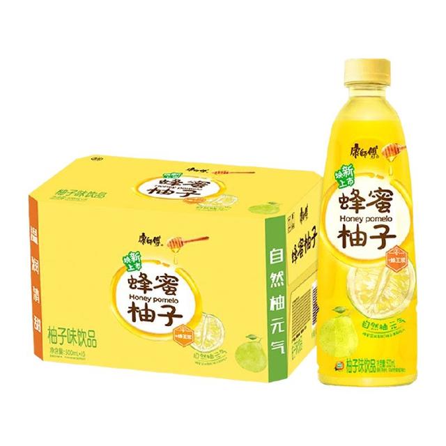 88VIP：康师傅 轻养果荟 蜂蜜柚子饮品  500ml*15瓶