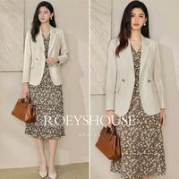 Roey s house 罗衣魔衣2026春装高级职业西装正式场合外套女休闲修身西服