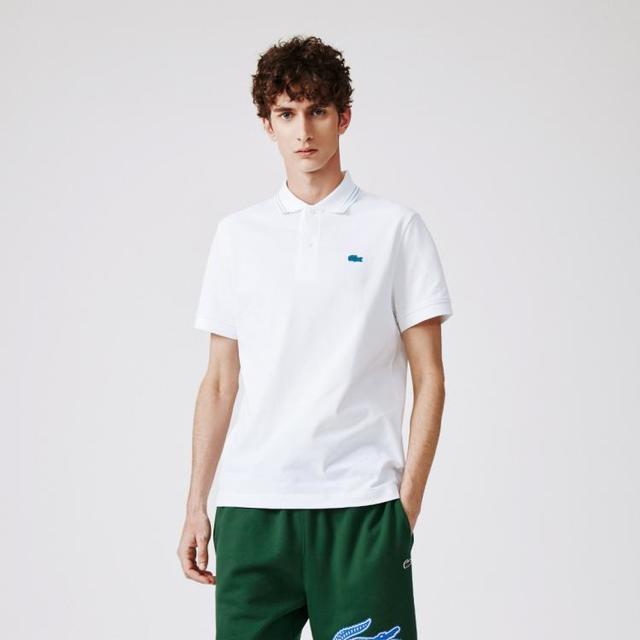 LACOSTE 法国鳄鱼男装经典潮流时尚休闲正肩短袖POLO衫纯色简约上衣男