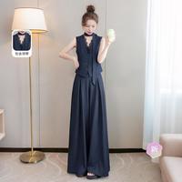 SPECIAL 2026春夏新女士蕾丝拼接马夹搭休闲裤两件套