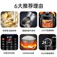 TRIANGLE/三角牌 304不锈钢不粘 电压力锅 双内胆
