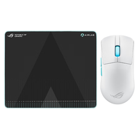  ROG/玩家国度 AimLab合作版 鼠标鼠标垫套装  白色