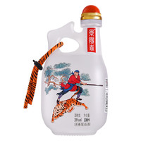 景阳春 景芝白酒 浓香型 纯粮好酒山东名酒 39度 100mL 1瓶 活力虎单支装
