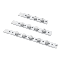  BULL/公牛 免打孔 轨道插座+适配器 白色明装经典款 1m+5个适配器