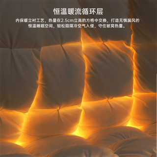  无印良品 保暖性 白鹅绒羽绒被