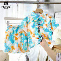 小猪班纳 新款儿童套装宝宝短袖短裤