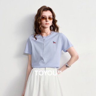 初语 刺绣 女士T恤