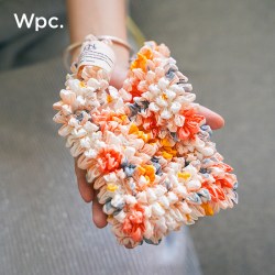 W by Wpc 渐变花款 伸缩袋 魔术收纳袋 大容量 便携手提购物袋