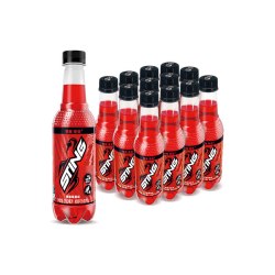 百事 STING唤能 莓果味能量碳酸饮料 350ml*12瓶*2箱