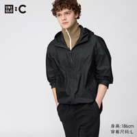 UNIQLO/优衣库 合作款 轻型连帽外套 09 黑色 S