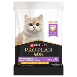 冠能 猫粮幼猫猫粮3周-12月龄60g*3 全价猫粮 添加牛初乳 增肥发腮