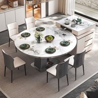 JERGUSON FURNITURE 伸缩圆桌 岛台餐桌